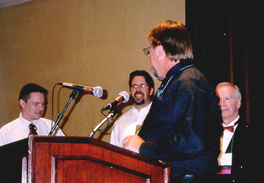 The men get ready to entertain the crowd gathered for the Chicos® style show.